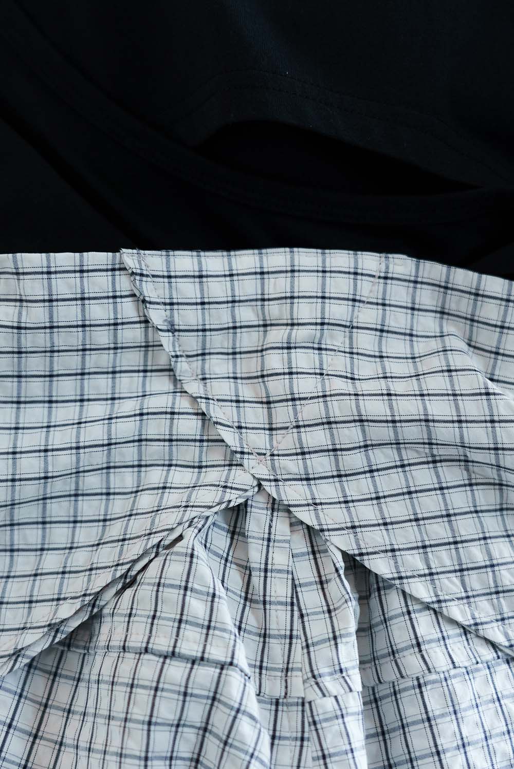 Check Waist Wrap Jogger Pants