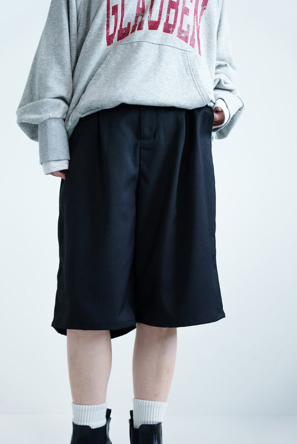 タックハーフパンツ