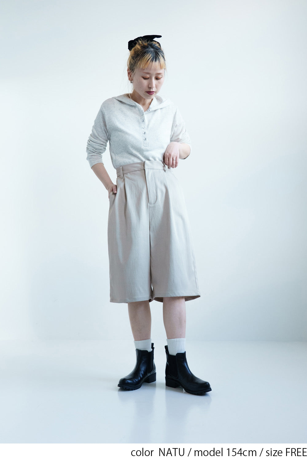 Tuck Half Pants