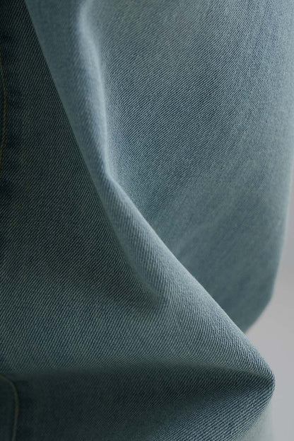 [SALE] Denim Tuck Wide Pants