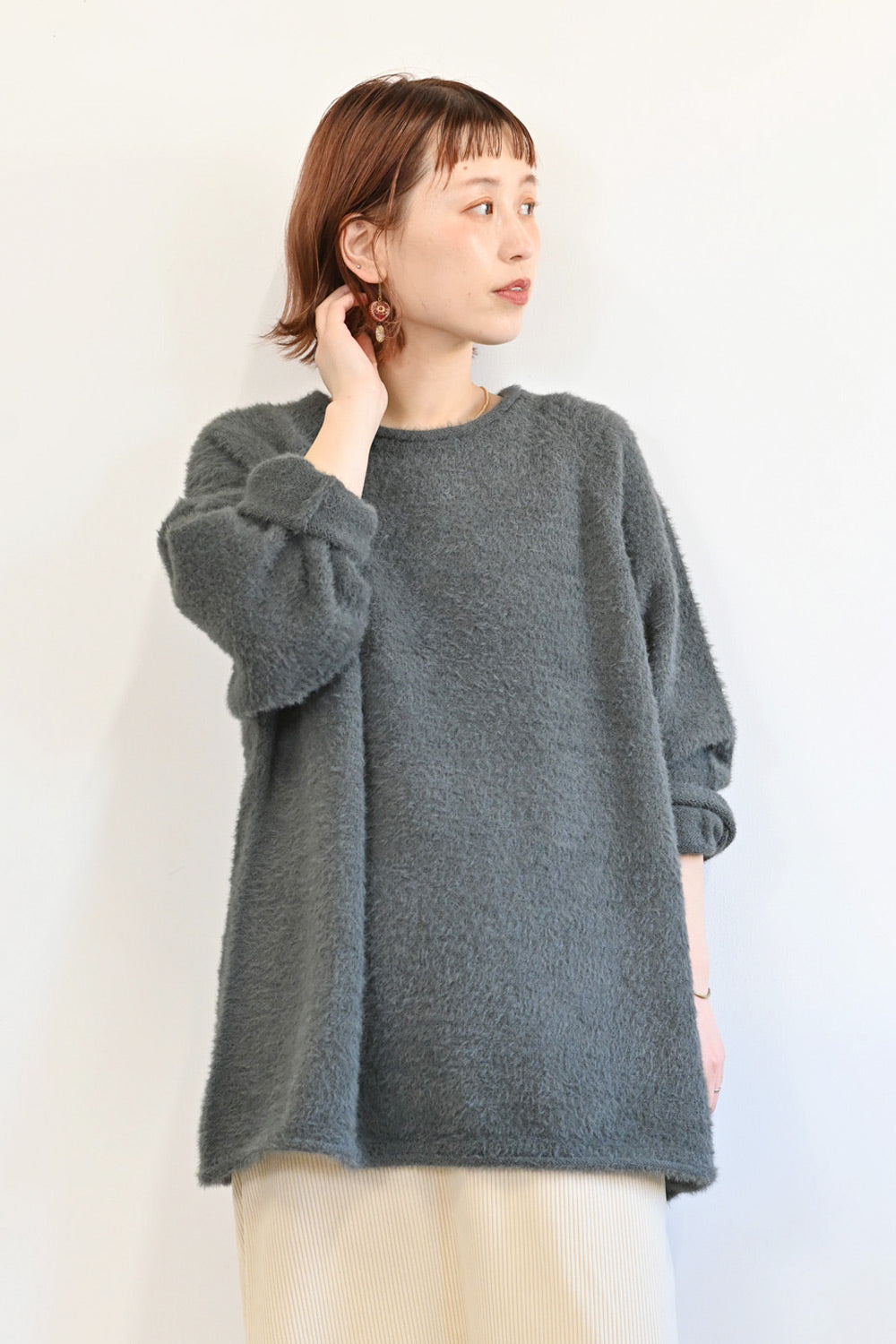 ≪SALE≫ Adult Shaggy Knit Pullover