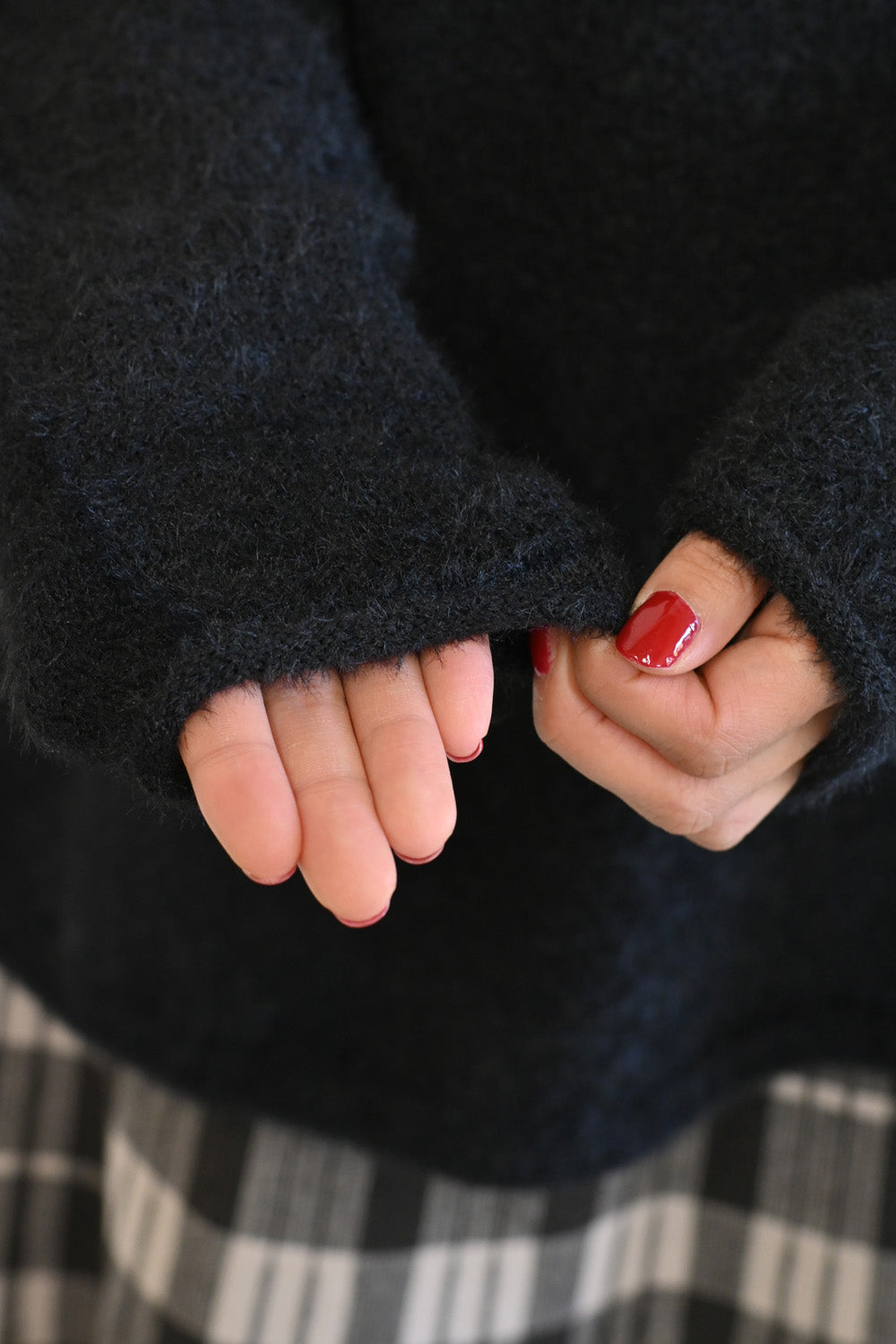 ≪SALE≫ Adult Shaggy Knit Pullover