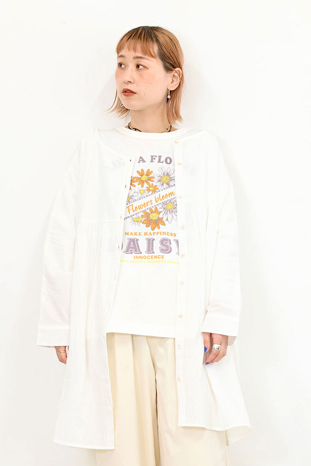 WHITE / 154cm / FREE