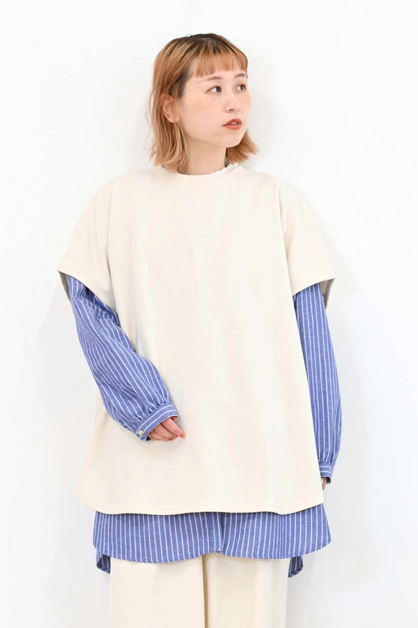 ＼Limited Stock／★Private due to removal list received from Hideo-san 2407★ Fleece Dolman Vest