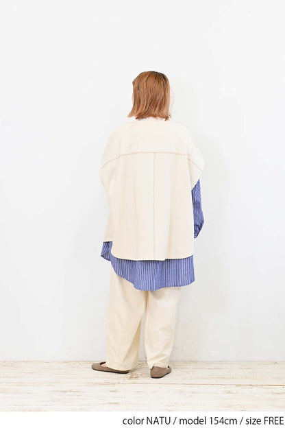 ＼Limited Stock／★Private due to removal list received from Hideo-san 2407★ Fleece Dolman Vest