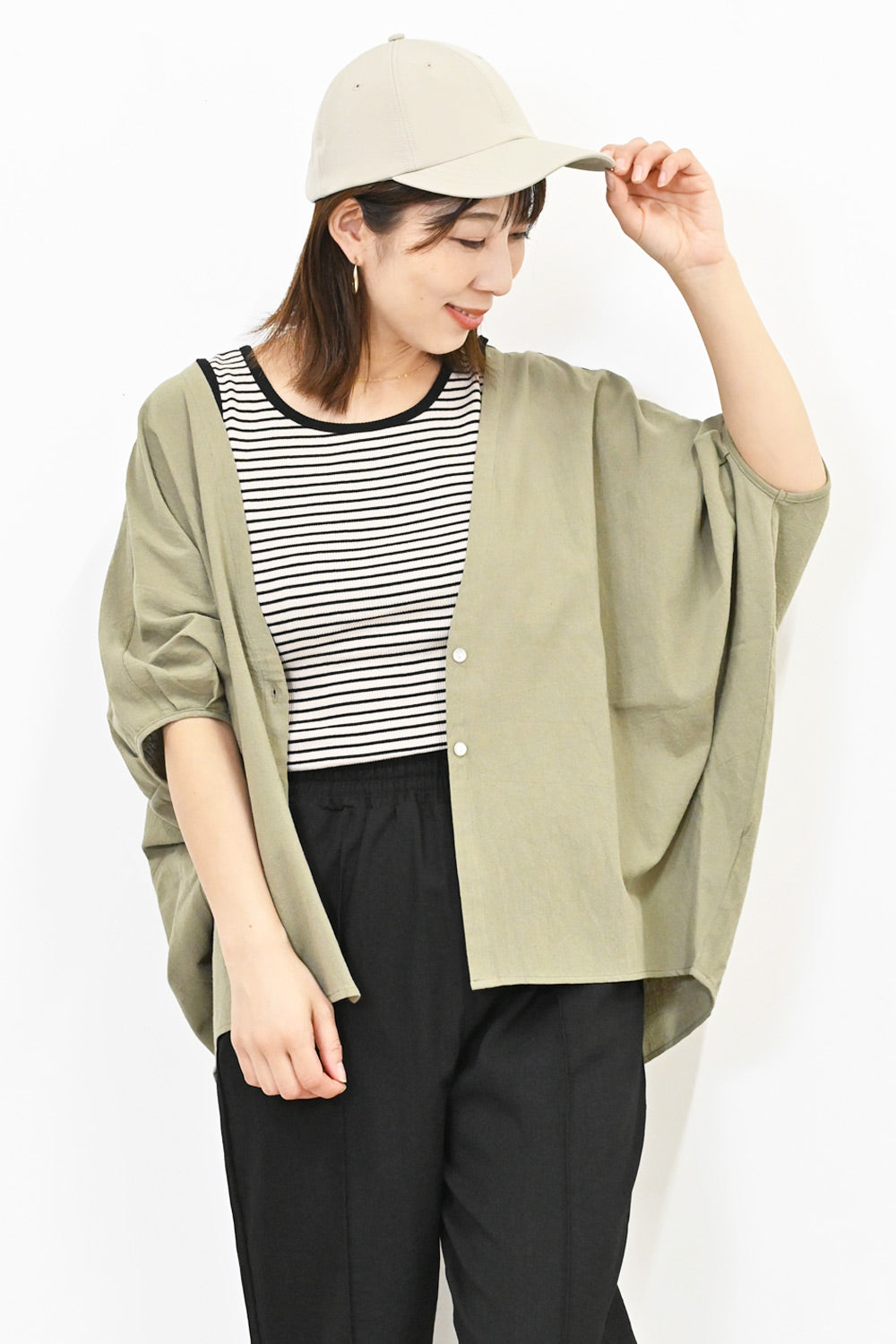 ≪SALE≫シンプルテレコタンク-5