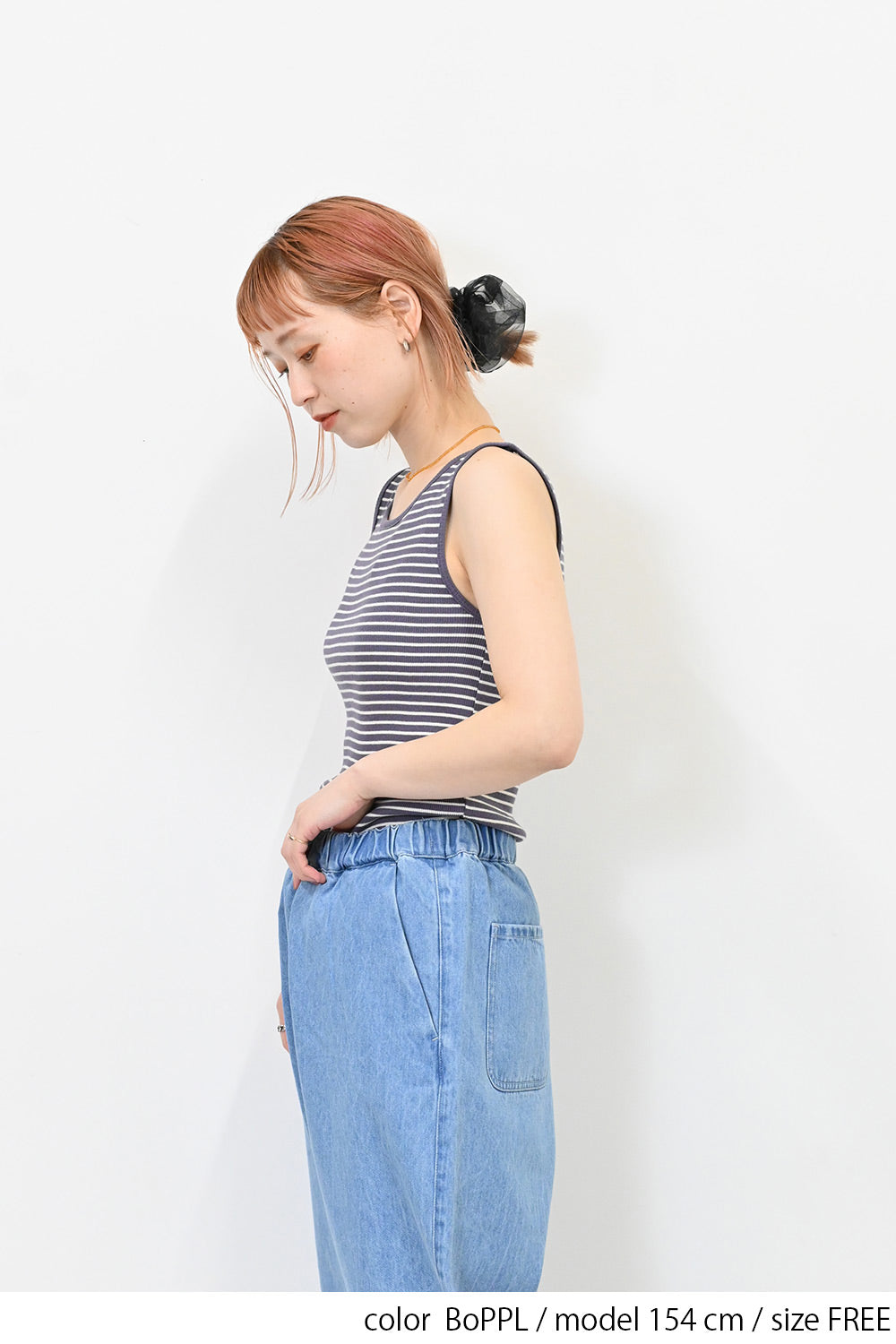 ≪SALE≫シンプルテレコタンク-5
