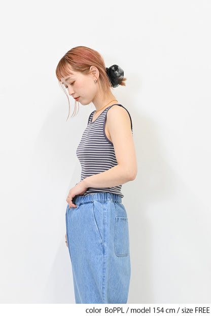 ≪SALE≫シンプルテレコタンク-5