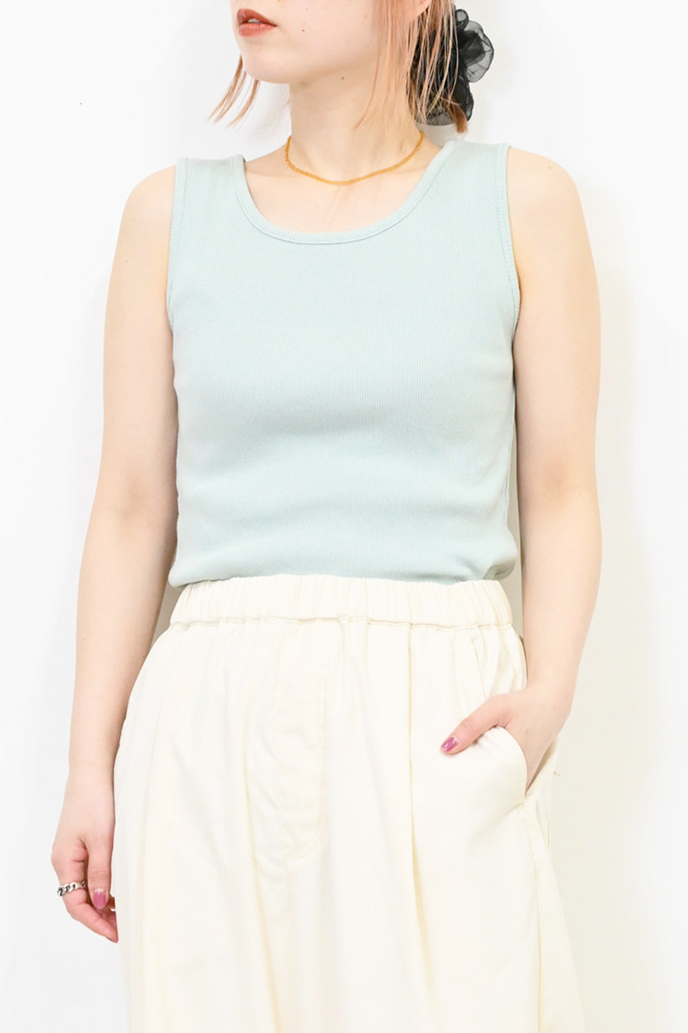 ≪SALE≫シンプルテレコタンク-5
