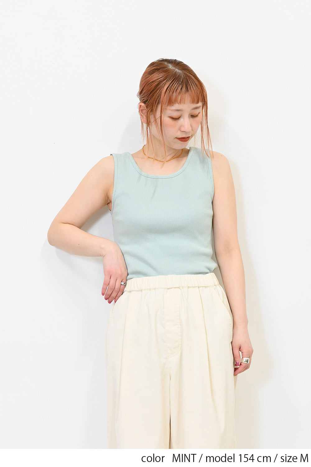 ≪SALE≫シンプルテレコタンク-5