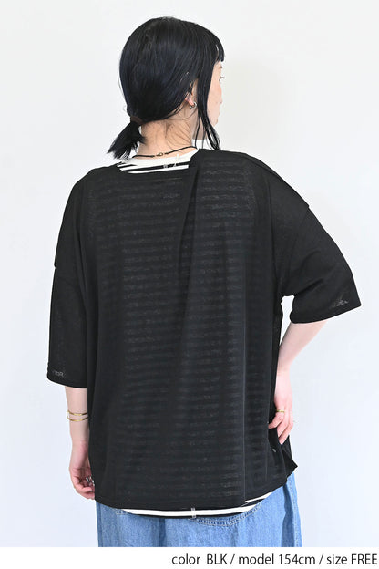 ≪SALE≫ Sheer Ensemble Pullover