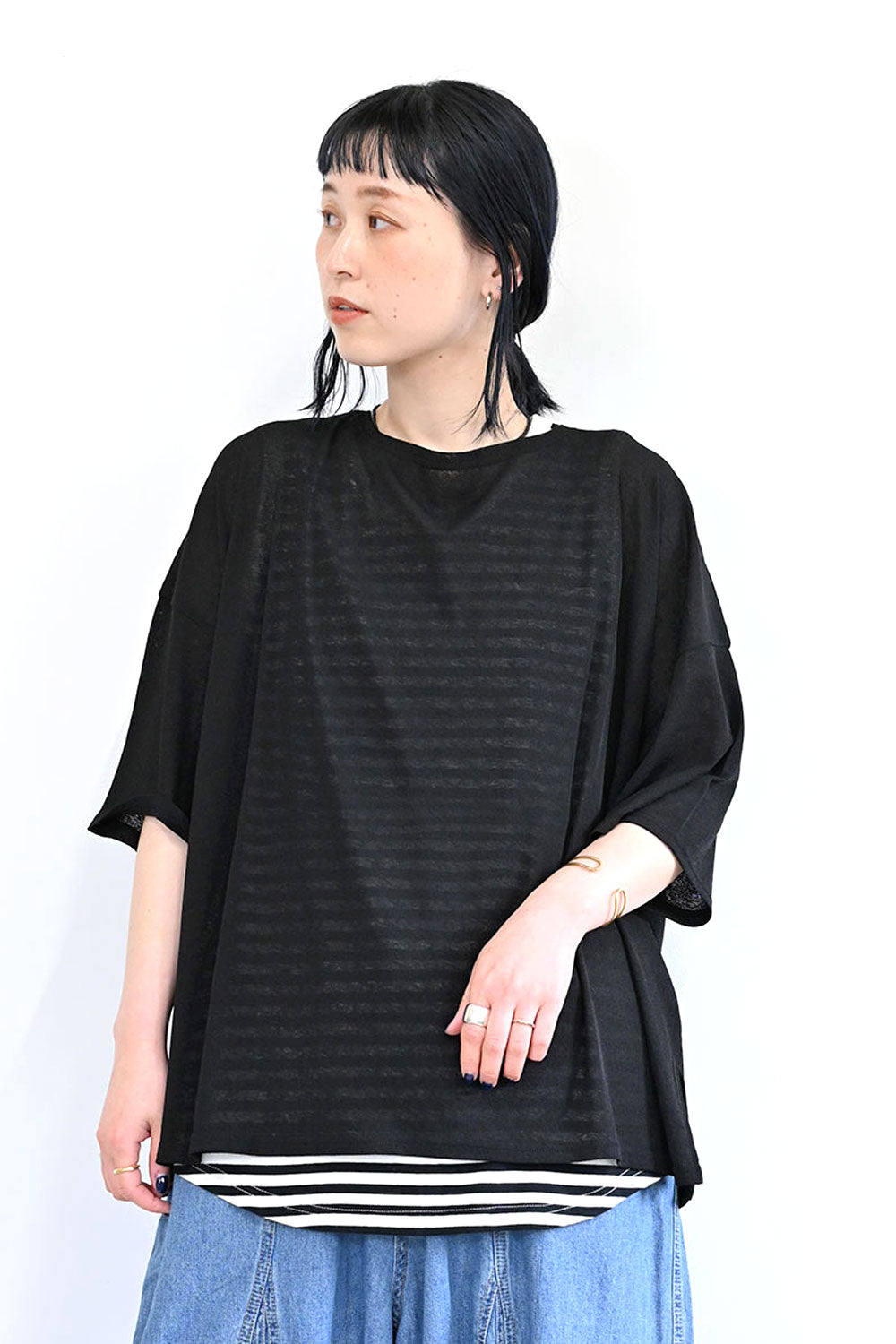 ≪SALE≫ Sheer Ensemble Pullover