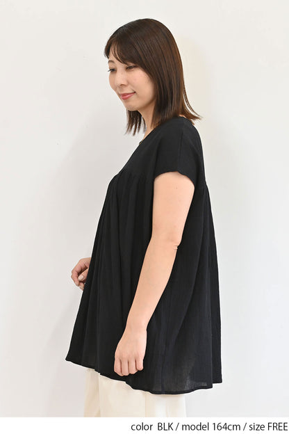 フレンチギャザーチュニック