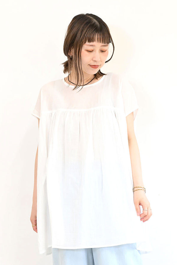 ≪SALE≫フレンチギャザーチュニック