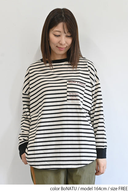 アシメバックプリントチュニック