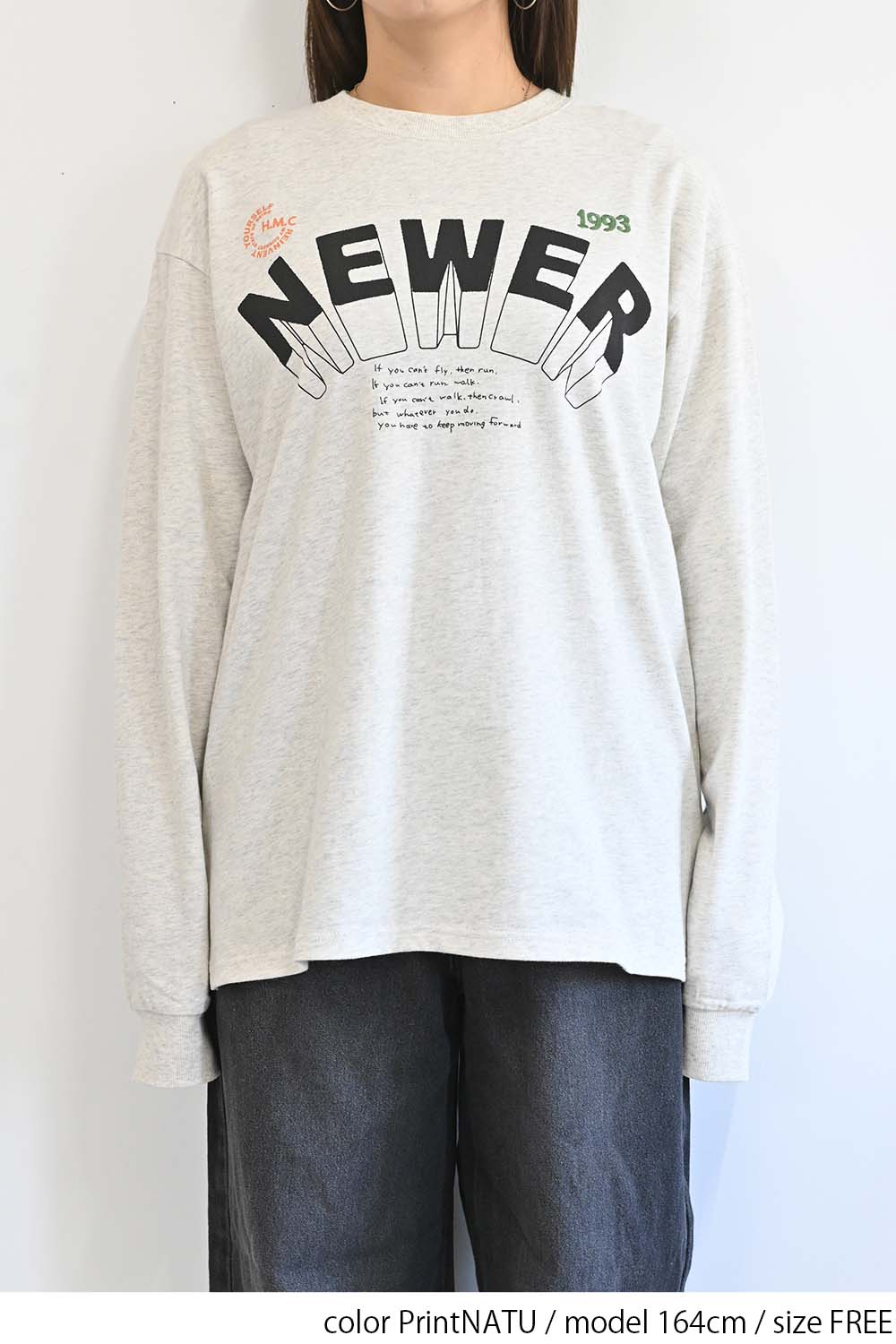 NEWERプリントチュニック