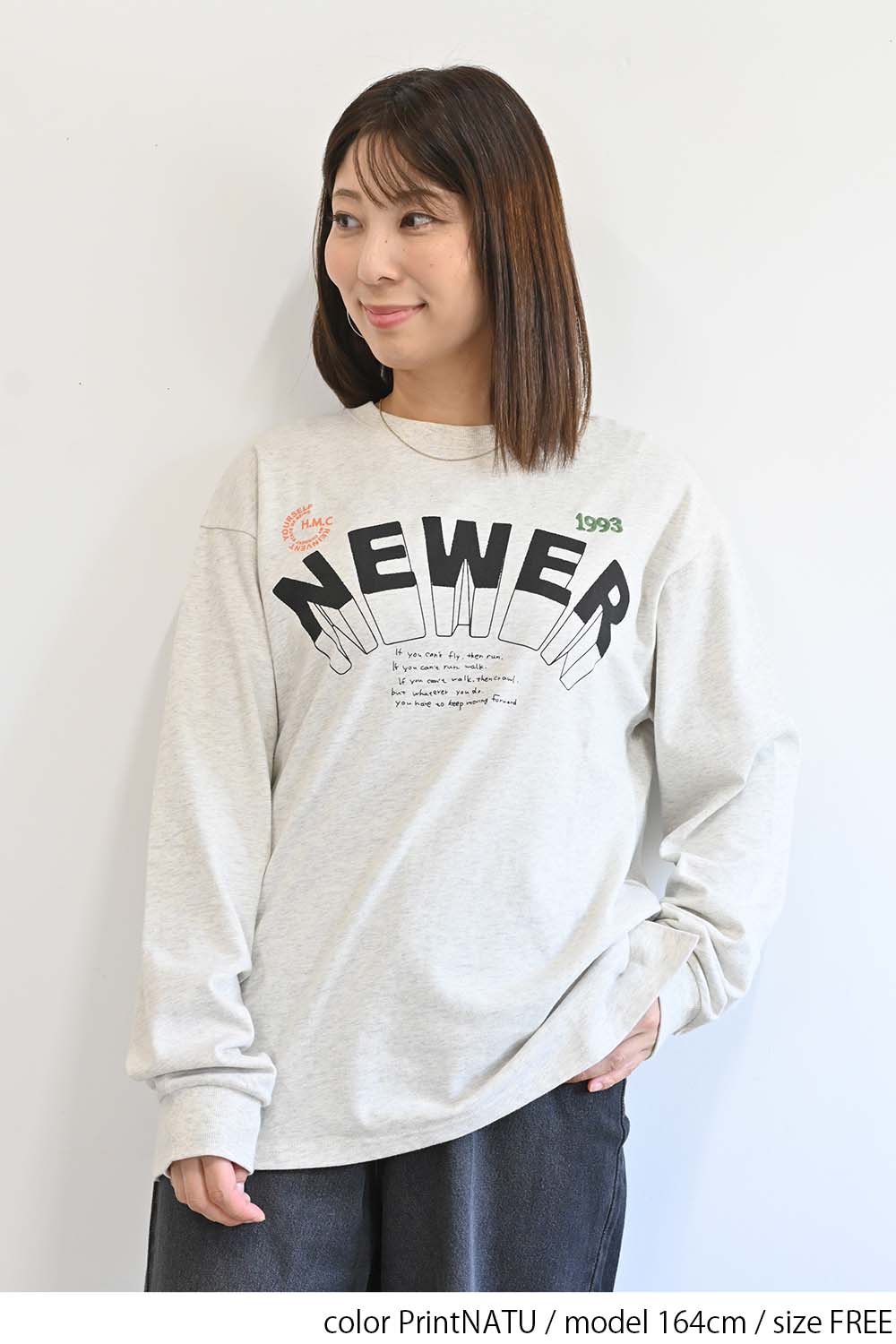 NEWERプリントチュニック