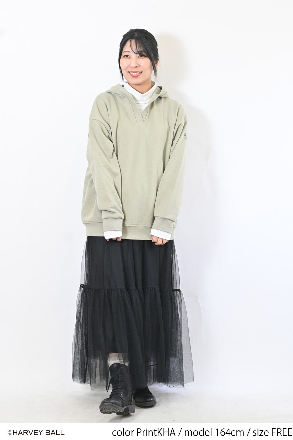 ≪SALE≫Smile Patch Hoodie