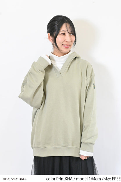 ≪SALE≫Smile Patch Hoodie