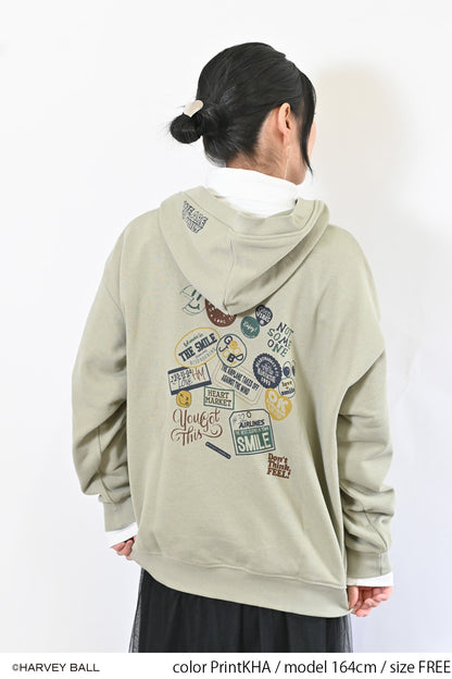 ≪SALE≫Smile Patch Hoodie