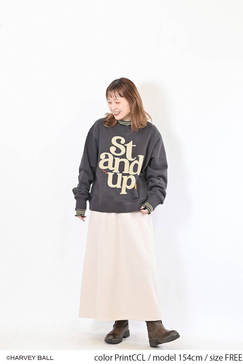 スマイル STANDUP プルオーバー