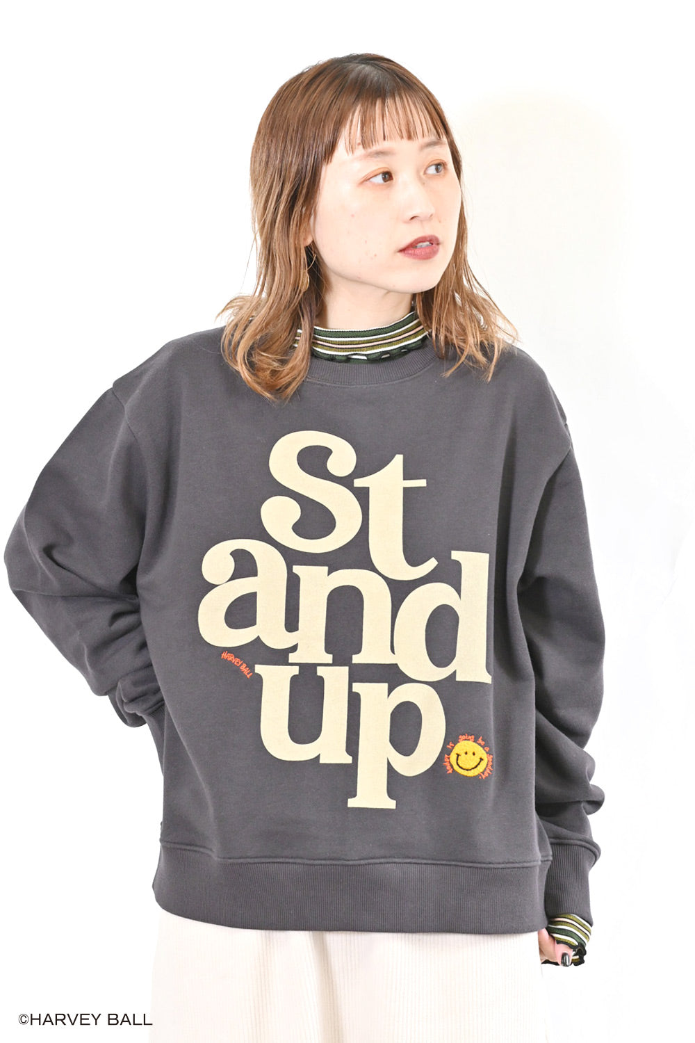 スマイル STANDUP プルオーバー