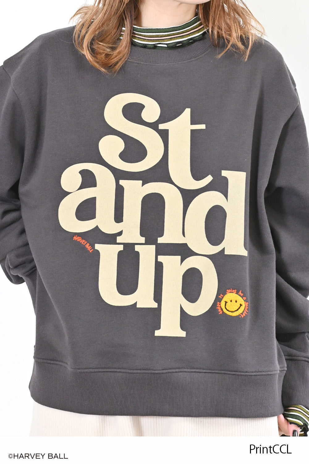 スマイル STANDUP プルオーバー