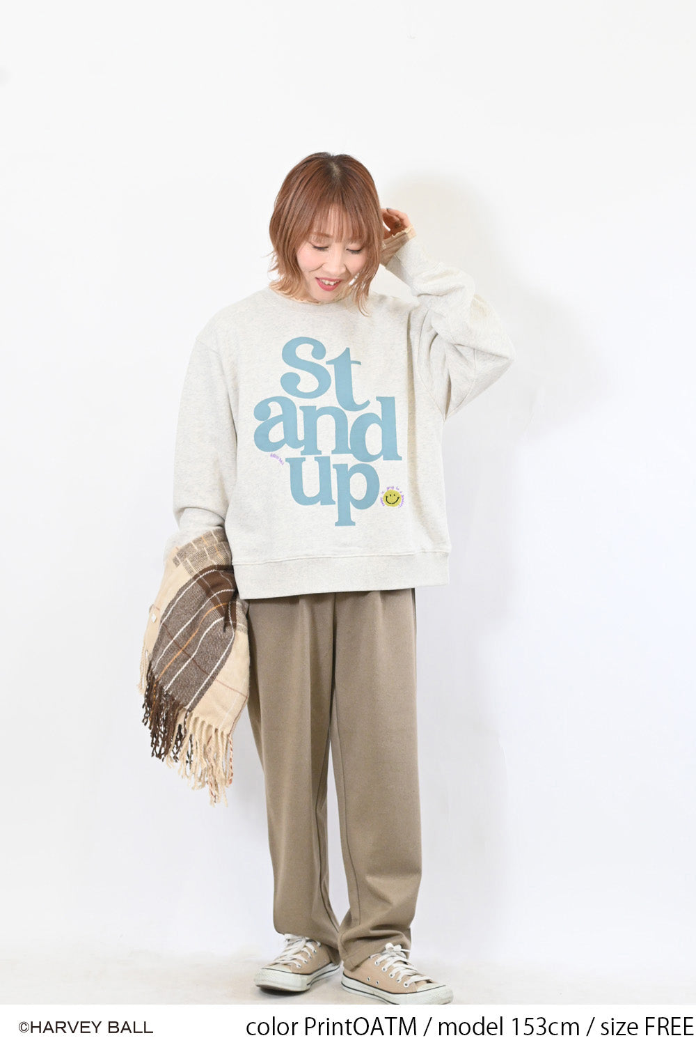 スマイル STANDUP プルオーバー