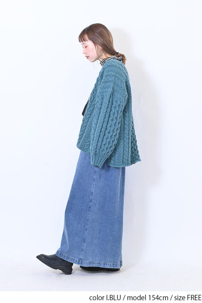 ≪SALE≫ Cable Knit Cardigan