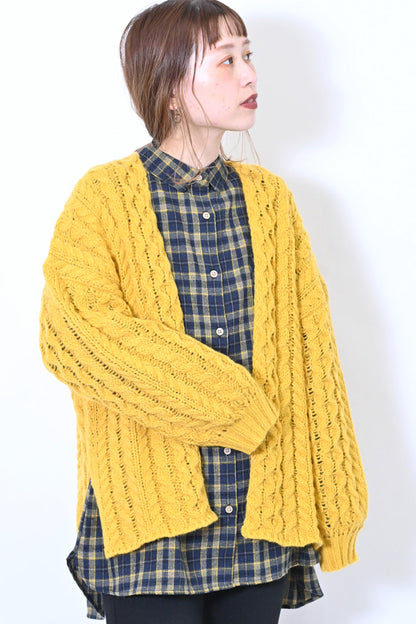 ≪SALE≫ Cable Knit Cardigan