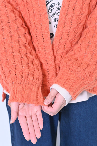 ≪SALE≫ Cable Knit Cardigan