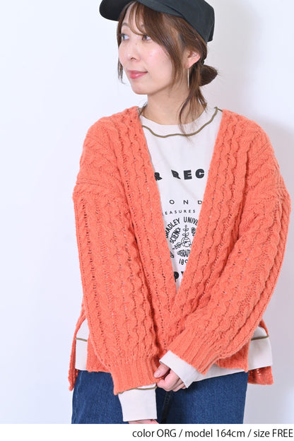 ≪SALE≫ Cable Knit Cardigan