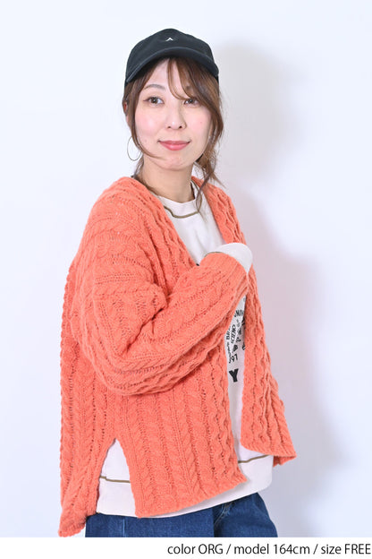 ≪SALE≫ Cable Knit Cardigan