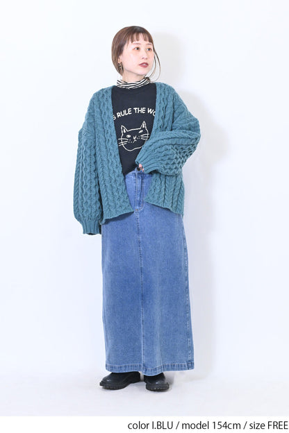 ≪SALE≫ Cable Knit Cardigan