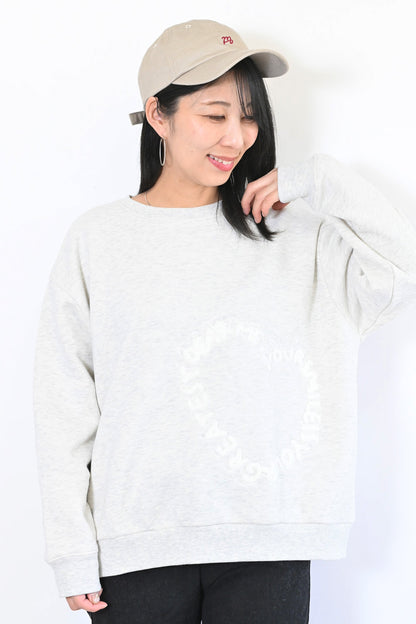 Dear me ハート相良刺繍裏起毛チュニック