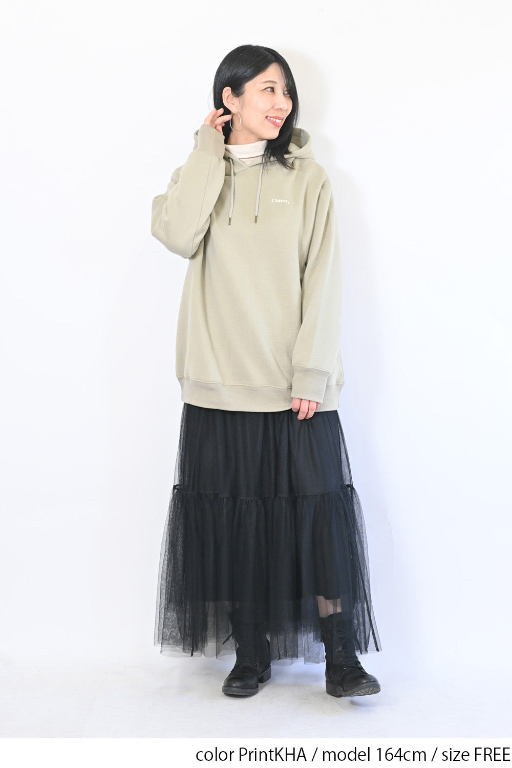 ≪SALE≫L'A MOUR Embroidered Hoodie