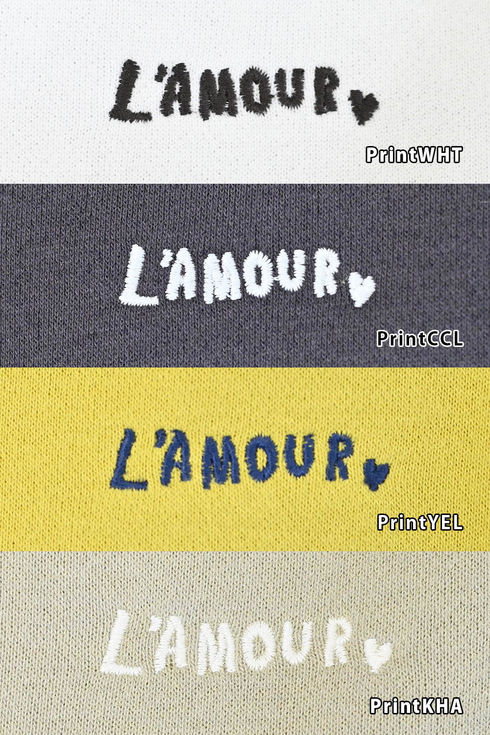 ≪SALE≫L'A MOUR Embroidered Hoodie