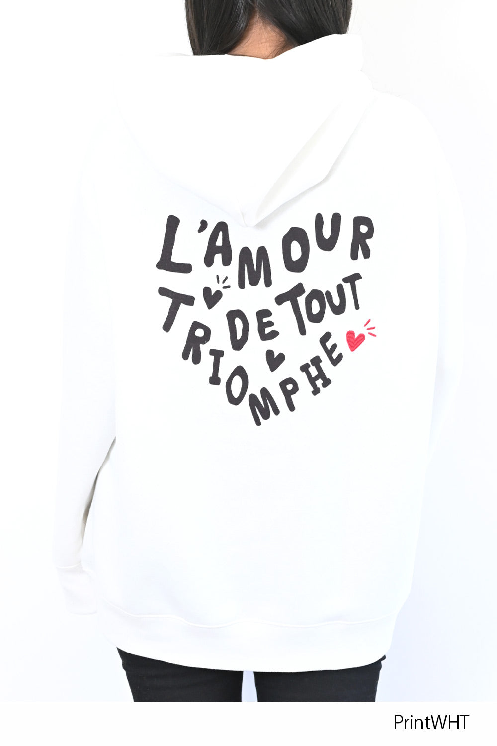 ≪SALE≫L'A MOUR Embroidered Hoodie
