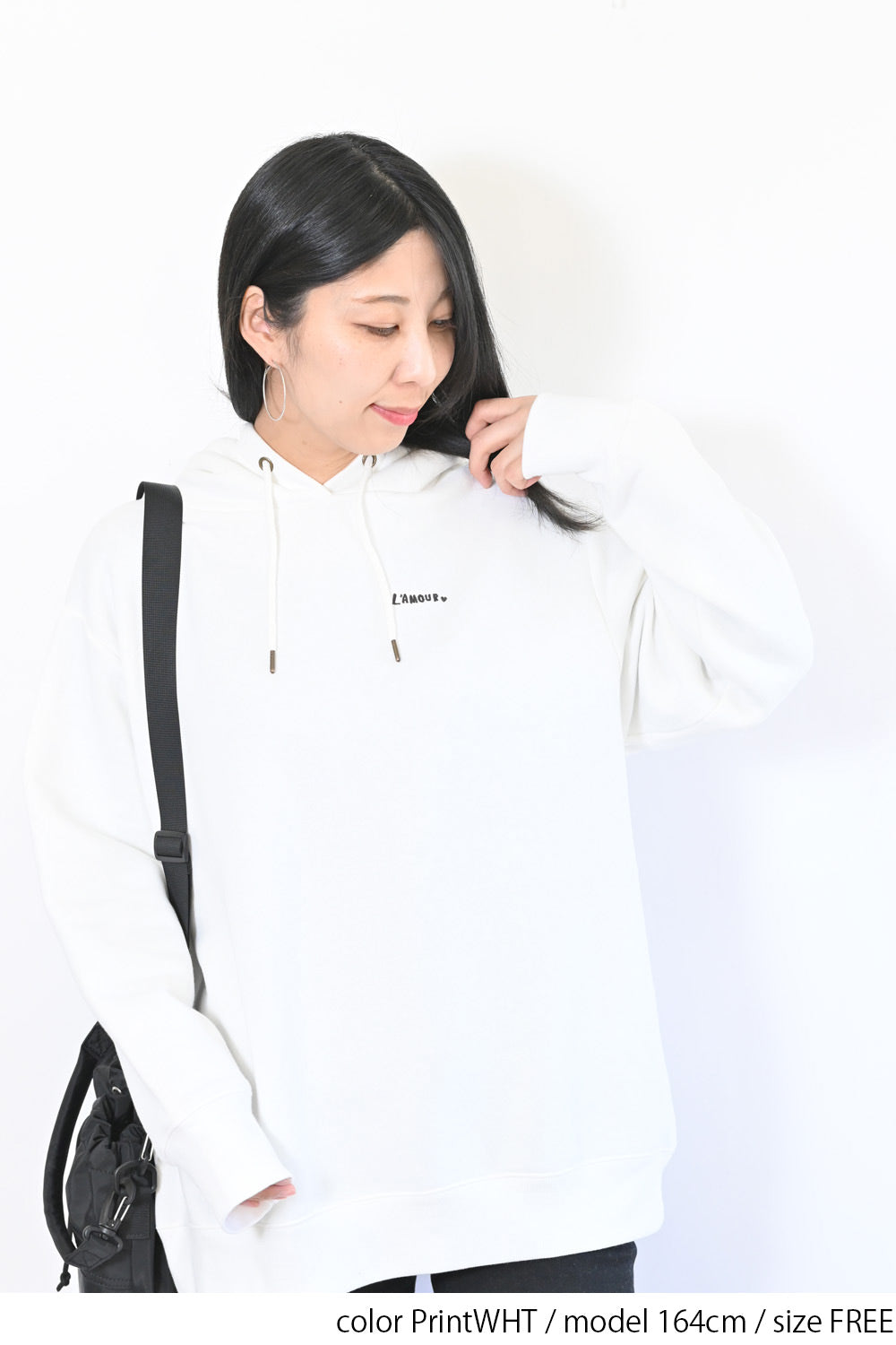 ≪SALE≫L'A MOUR Embroidered Hoodie