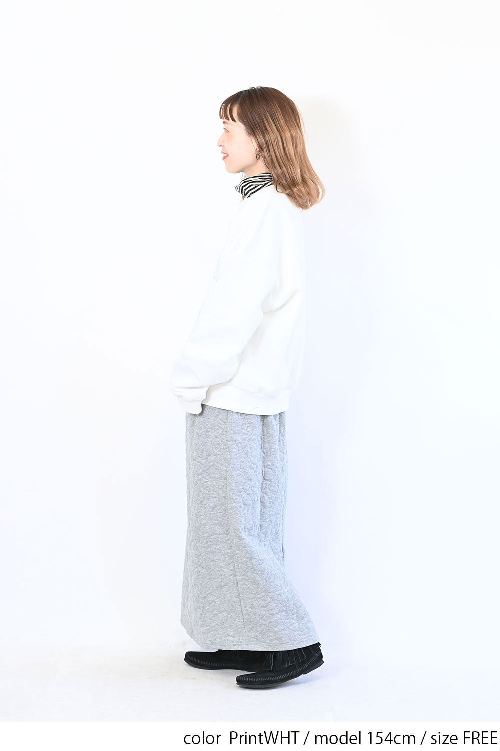 AFFABILITYカレッジ刺繍プルオーバー