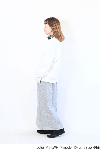 AFFABILITYカレッジ刺繍プルオーバー