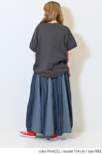 ≪SALE≫【夏ルックブック掲載item】カラーロゴプリントTee