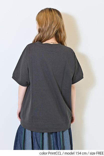 ≪SALE≫【夏ルックブック掲載item】カラーロゴプリントTee