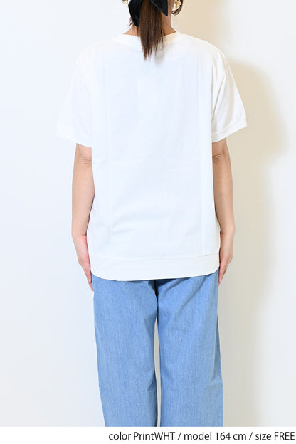 ≪SALE≫【夏ルックブック掲載item】カラーロゴプリントTee