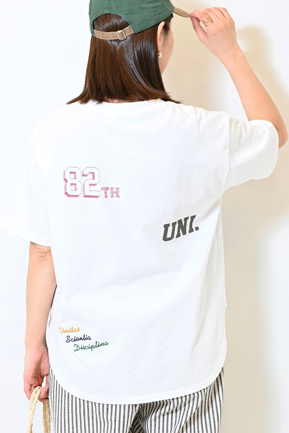 BACKナンバー刺繍 T