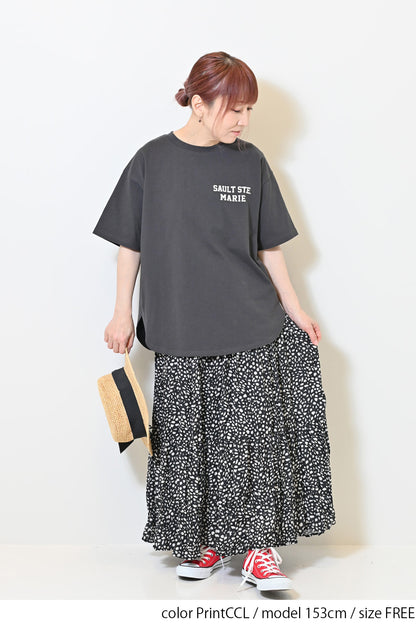 BACKナンバー刺繍 T