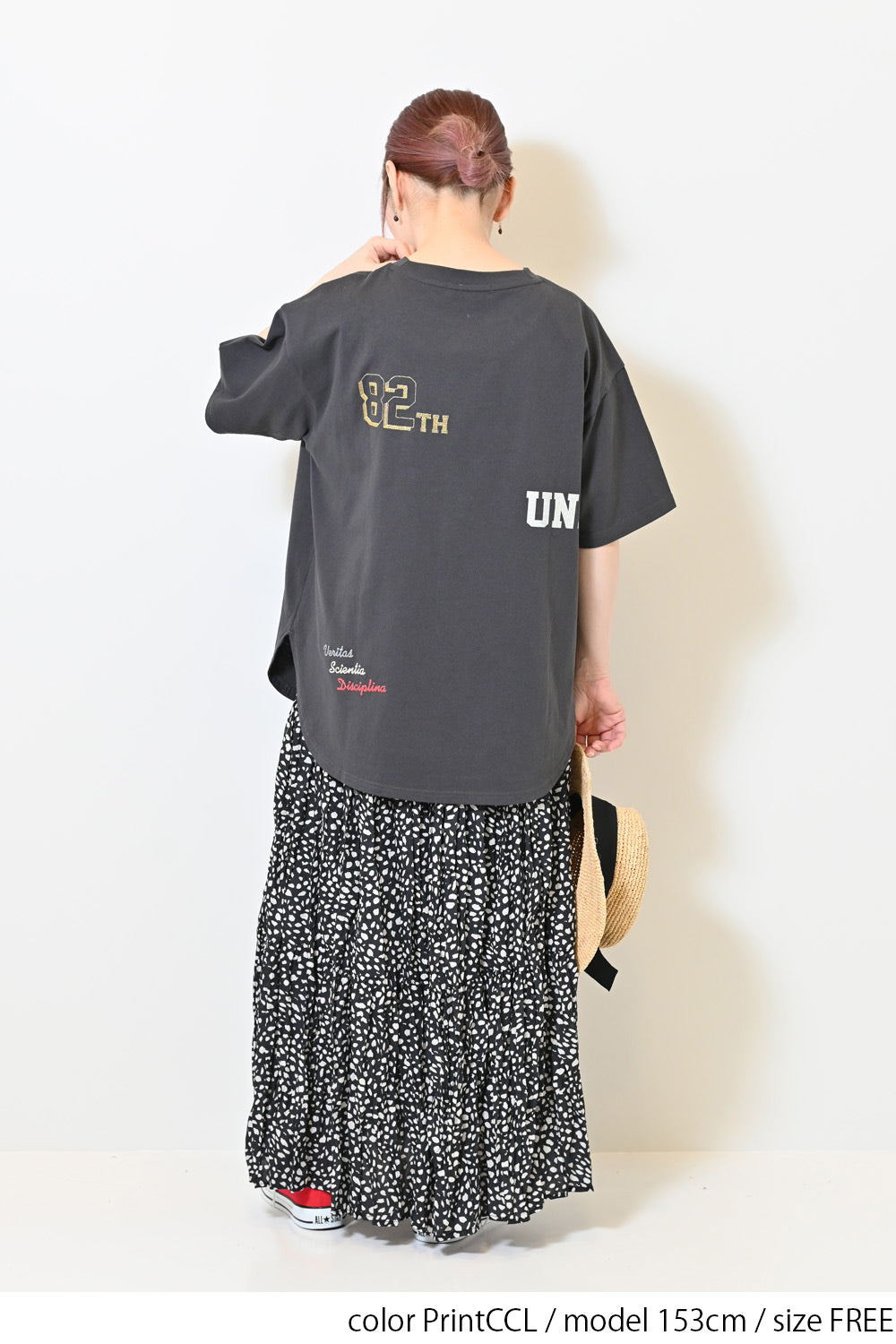 BACKナンバー刺繍 T