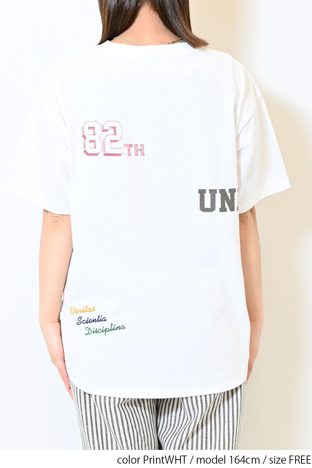 BACKナンバー刺繍 T