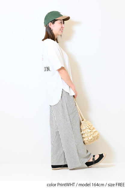 BACKナンバー刺繍 T