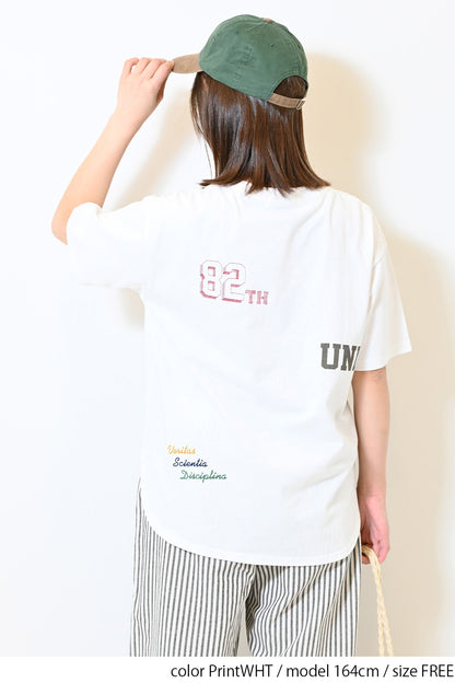 BACKナンバー刺繍 T